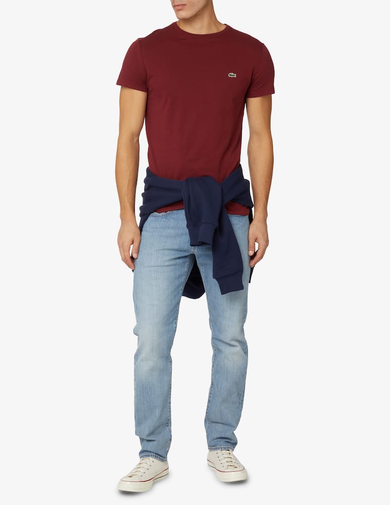 rinascente Lacoste Maglietta manica corta girocollo basic - Rosso