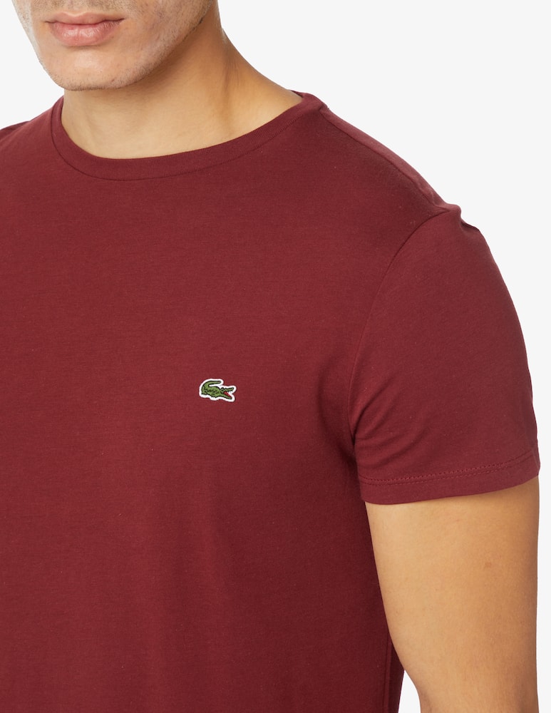 rinascente Lacoste Maglietta manica corta girocollo basic - Rosso