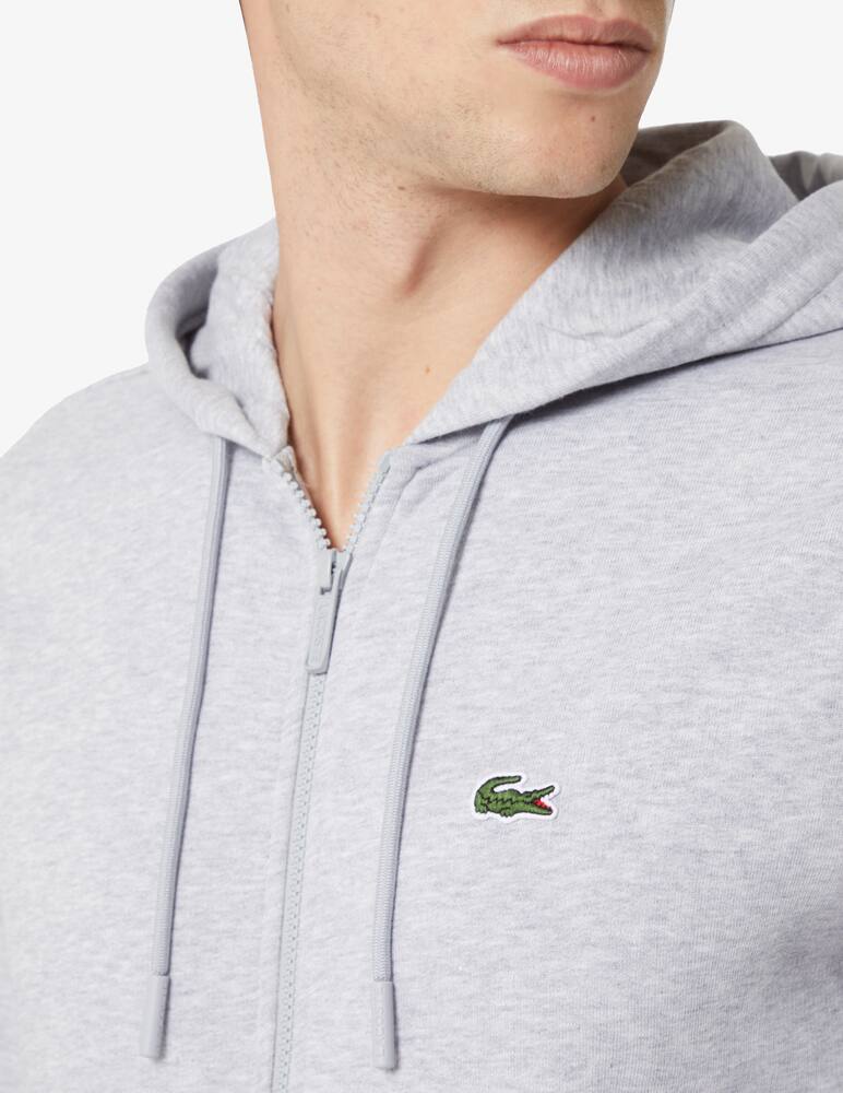 rinascente Lacoste Zipped fleece hoodie