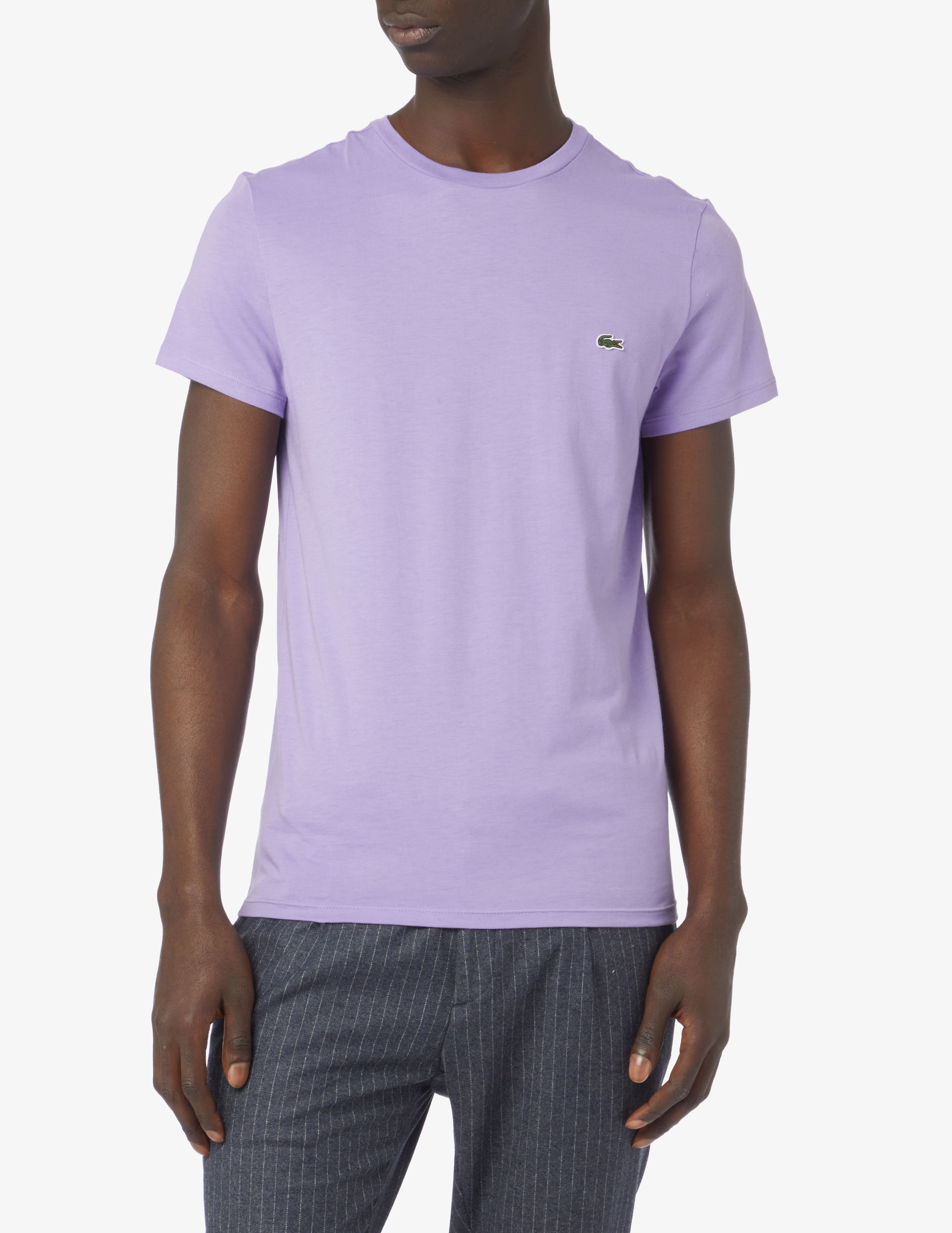 polo lacoste viola uomo