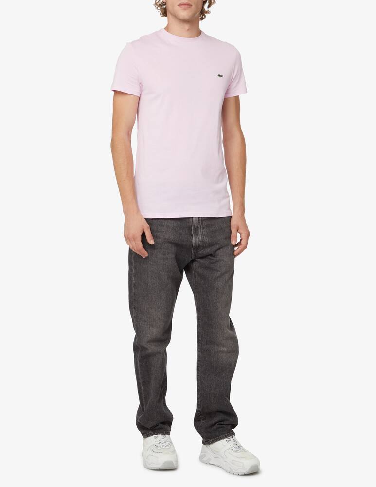 rinascente Lacoste Maglietta manica corta girocollo basic - Rosa