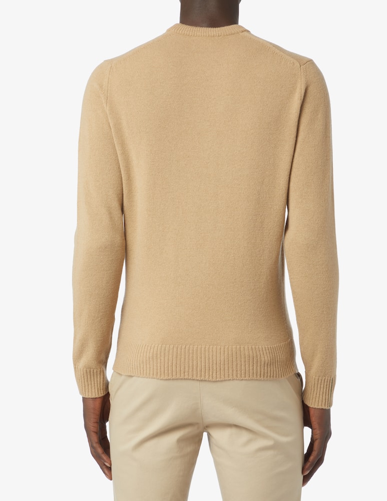 rinascente Lacoste Wool crew neck sweater - Beige