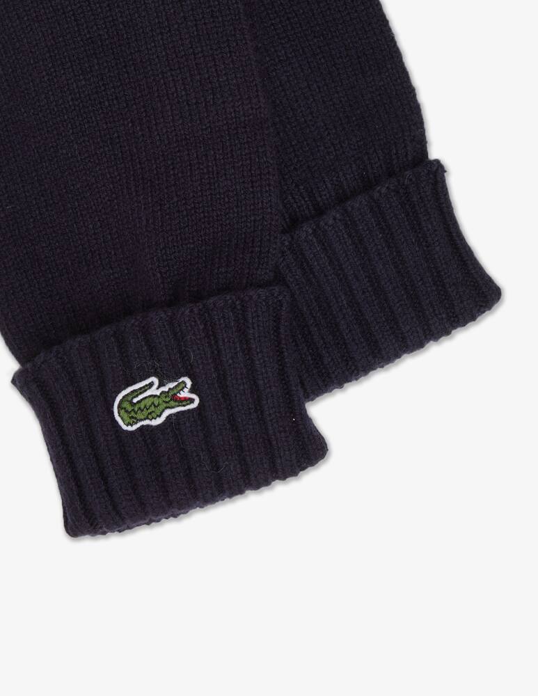Lacoste Wool gloves - Blue - picture 2 Lacoste Wool gloves - Blue - picture 2