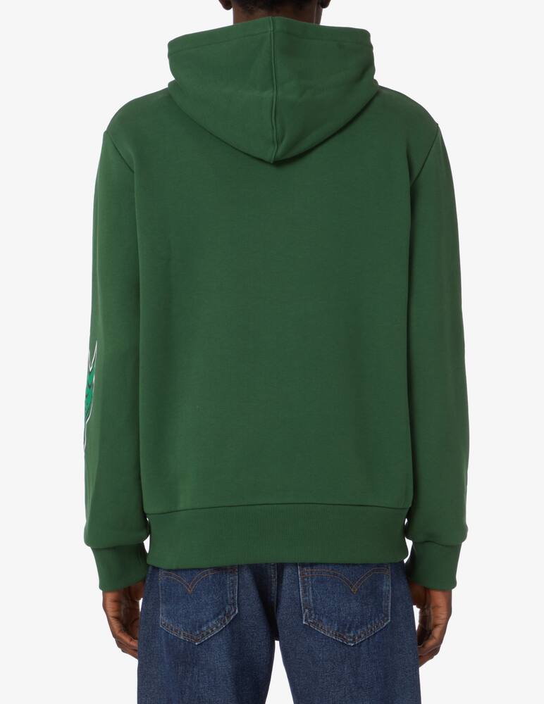 rinascente Lacoste Felpa con cappuccio multi patch  - Verde