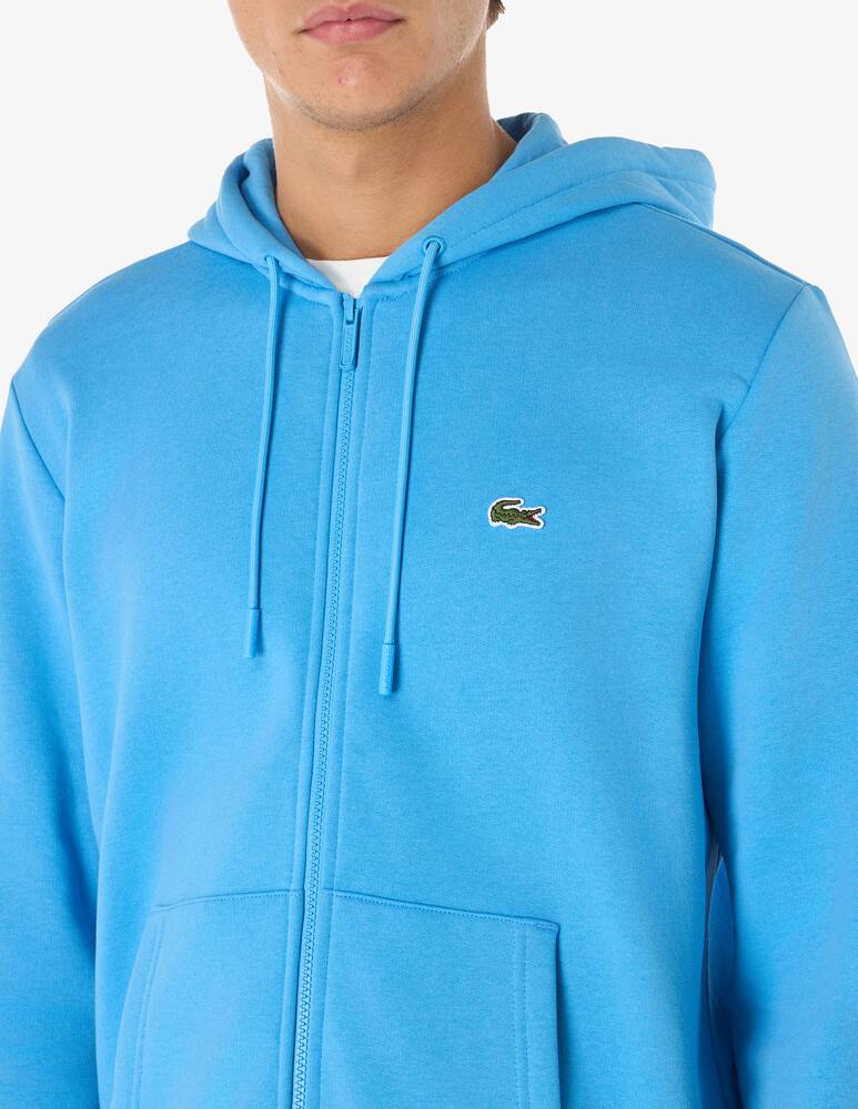 rinascente Lacoste Felpa con cappuccio e zip in pile