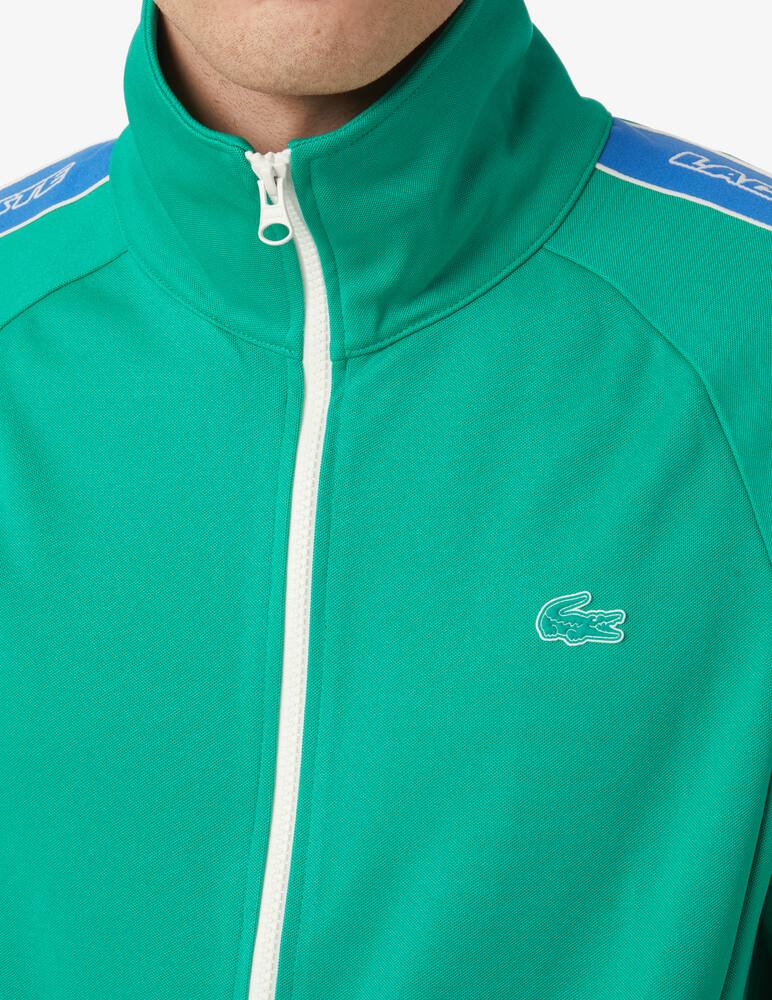 rinascente Lacoste Fzip acetate racing sweatshirt - Green
