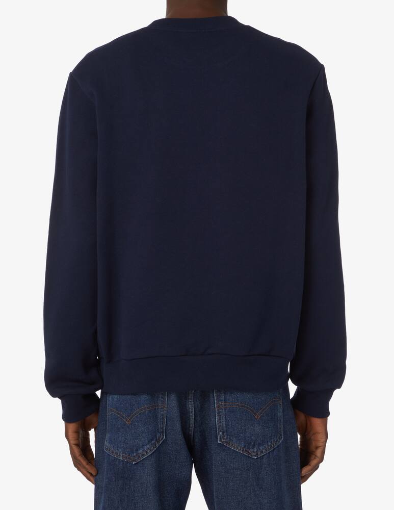 rinascente Lacoste Multi logo roudneck sweatshirt - Blue