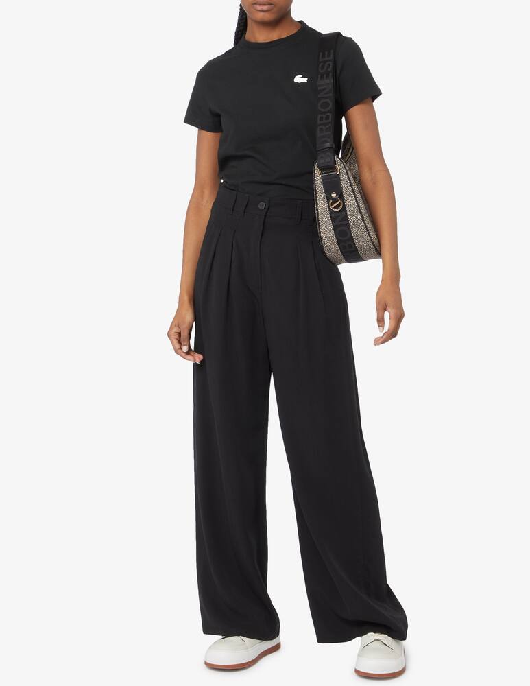 rinascente Lacoste T-shirt Rubber Cocco - Nero