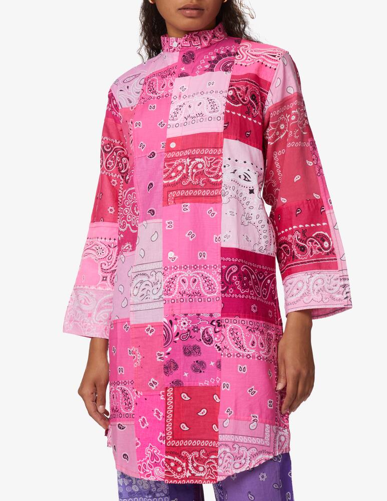 Overlord Bandana chemisier dress - pink - picture 1 Overlord Bandana chemisier dress - pink - picture 1