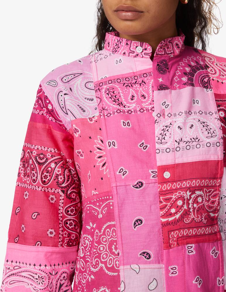 rinascente Overlord Vestito chemisier stampa bandana - rosa