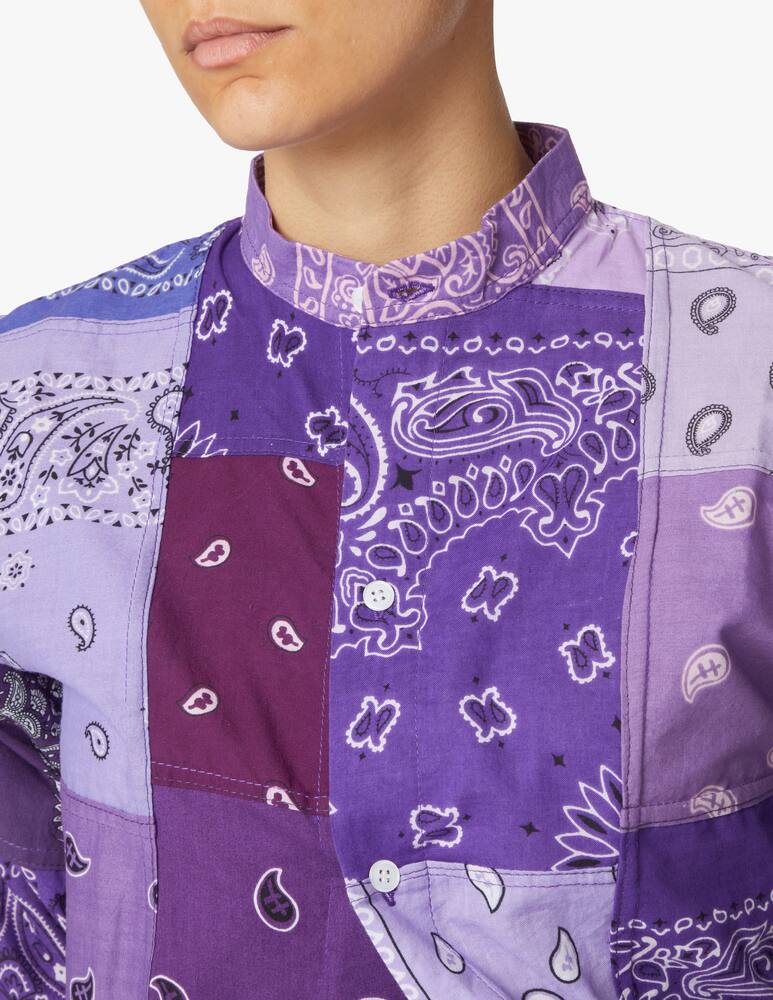 rinascente Overlord Bandana chemisier dress - violet