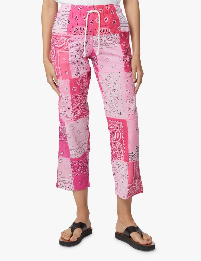 rinascente Overlord Pantaloni con stampa bandana - rosa
