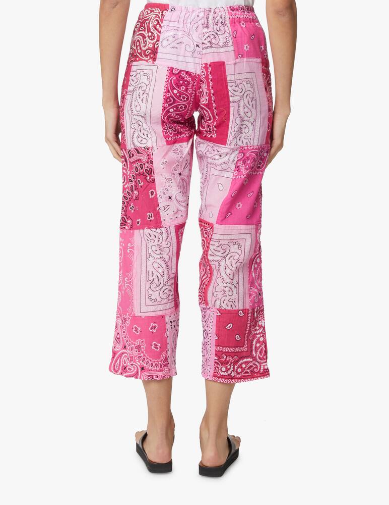 rinascente Overlord Pantaloni con stampa bandana - rosa