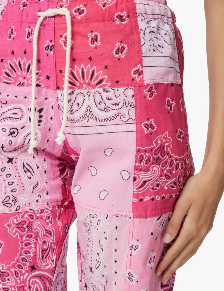 rinascente Overlord Pantaloni con stampa bandana - rosa