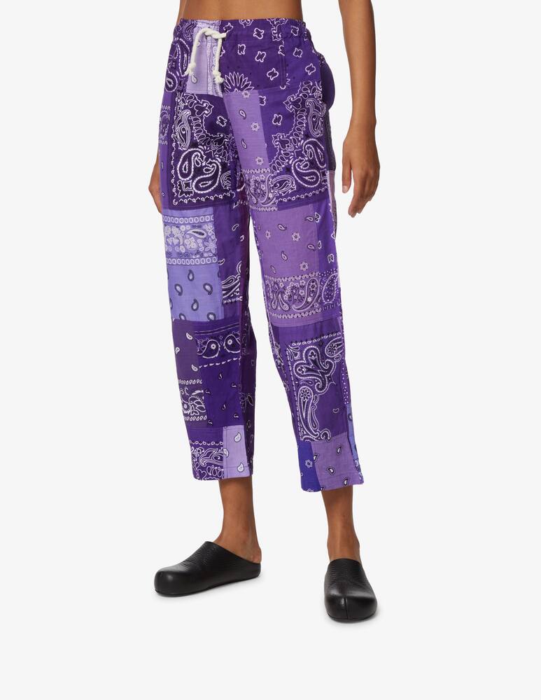 rinascente Overlord Pantaloni con stampa bandana - viola