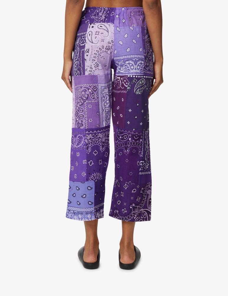 rinascente Overlord Pantaloni con stampa bandana - viola