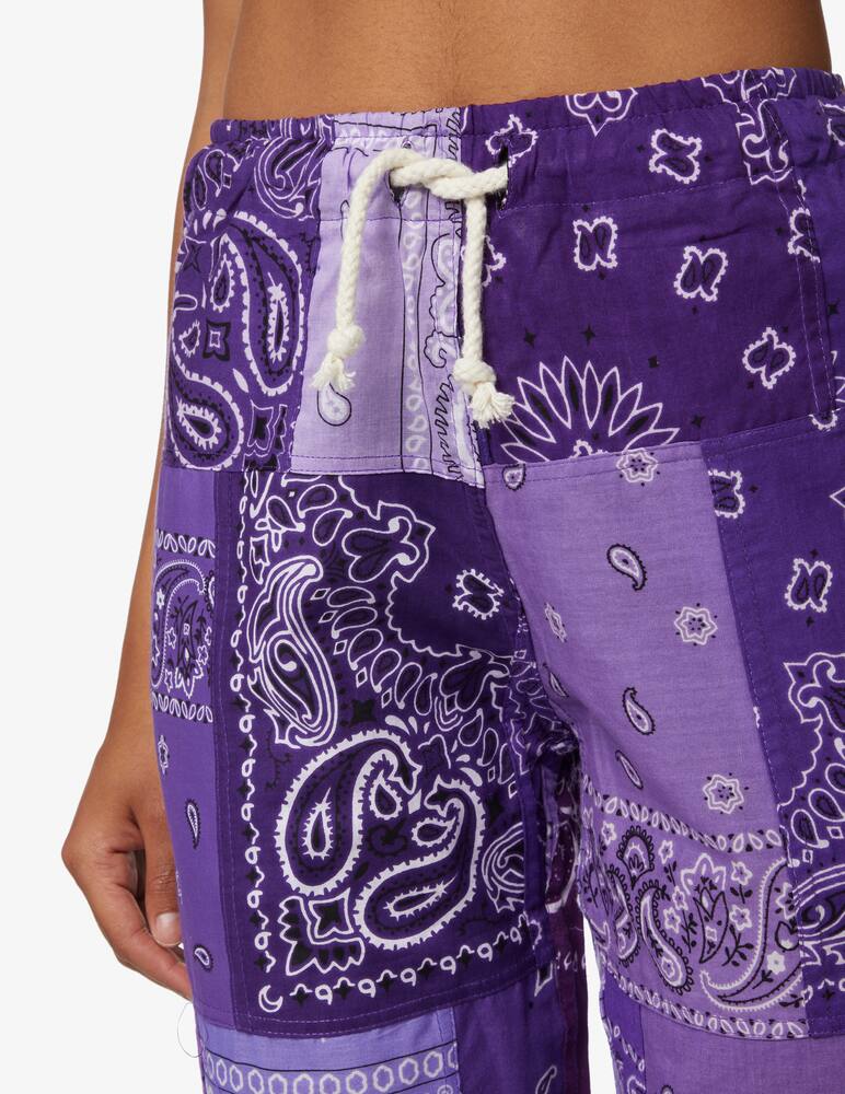 rinascente Overlord Pantaloni con stampa bandana - viola
