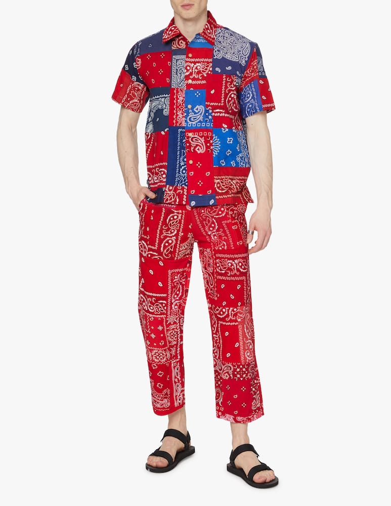 Overlord Cotton bandana pants - red - picture 1 Overlord Cotton bandana pants - red - picture 1