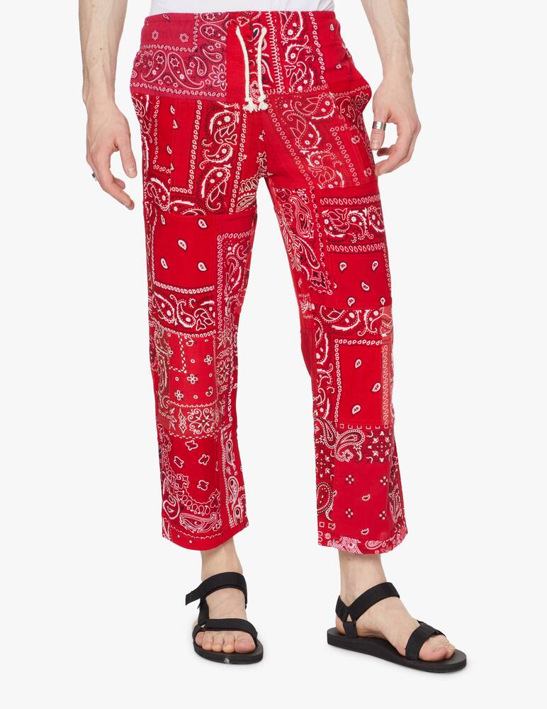 rinascente Overlord Cotton bandana pants - red