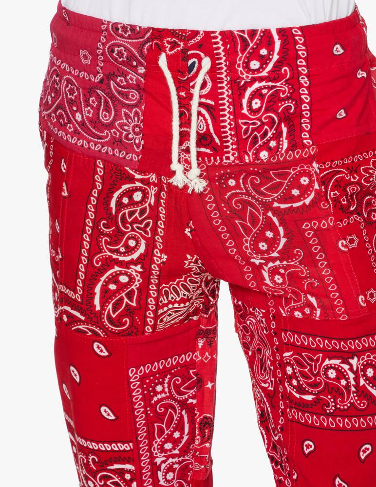 rinascente Overlord Cotton bandana pants - red