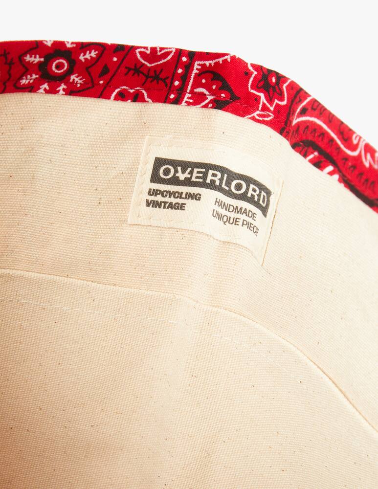 rinascente Overlord Borsa con stampa bandana - rosso