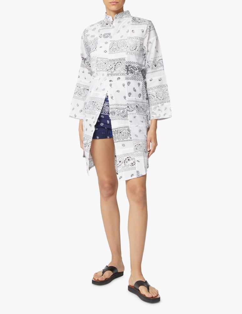 rinascente Overlord Bandana chemisier dress - white