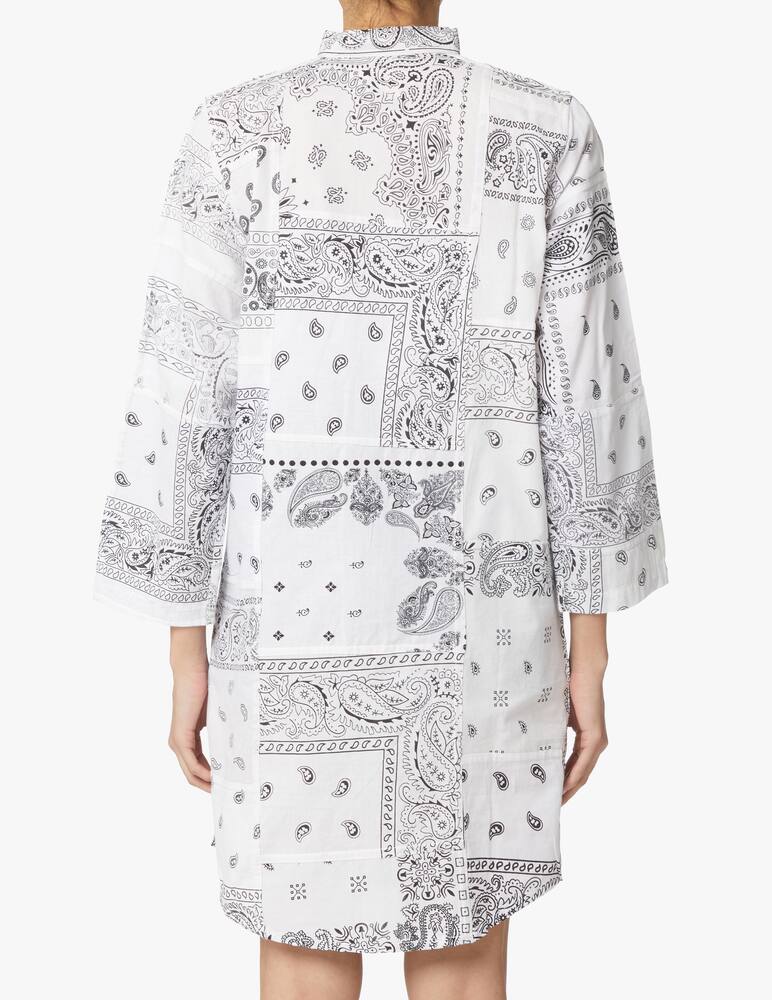 rinascente Overlord Bandana chemisier dress - white