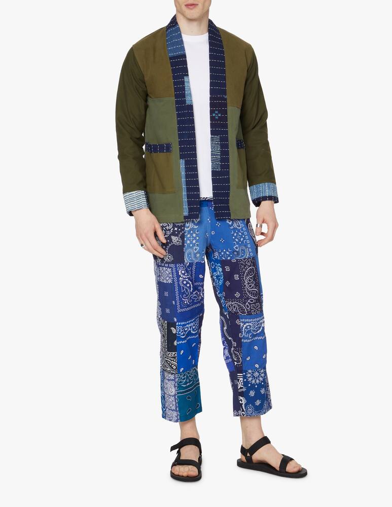 rinascente Overlord Kimono in canvas bandana multi - verde