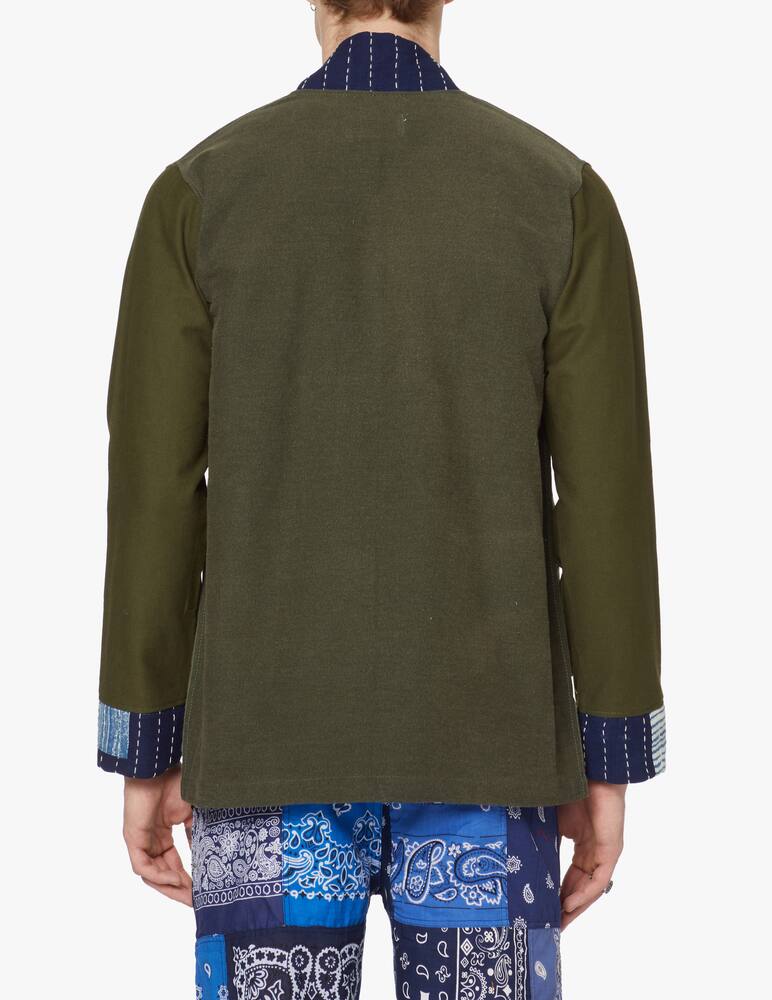 rinascente Overlord Kimono in canvas bandana multi - verde