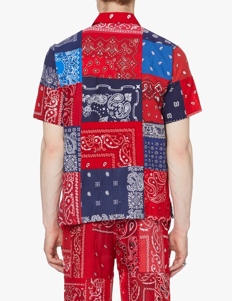 rinascente Overlord Multicolor short sleeve bandana shirt - multi