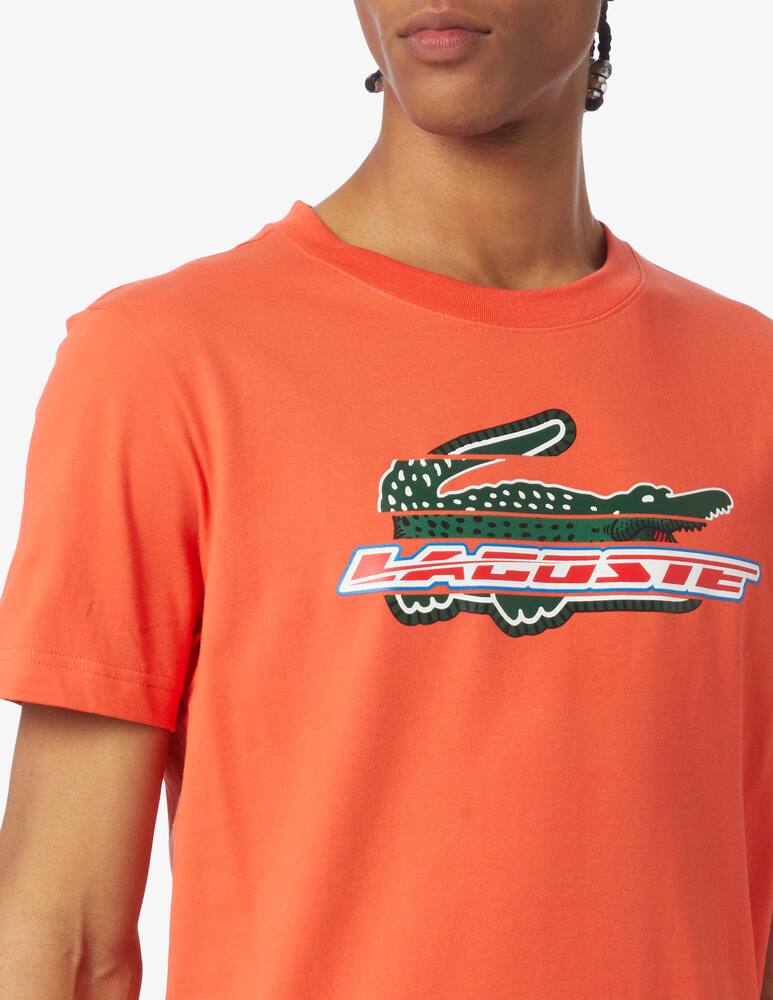 rinascente Lacoste Maglietta racing sport con logo 