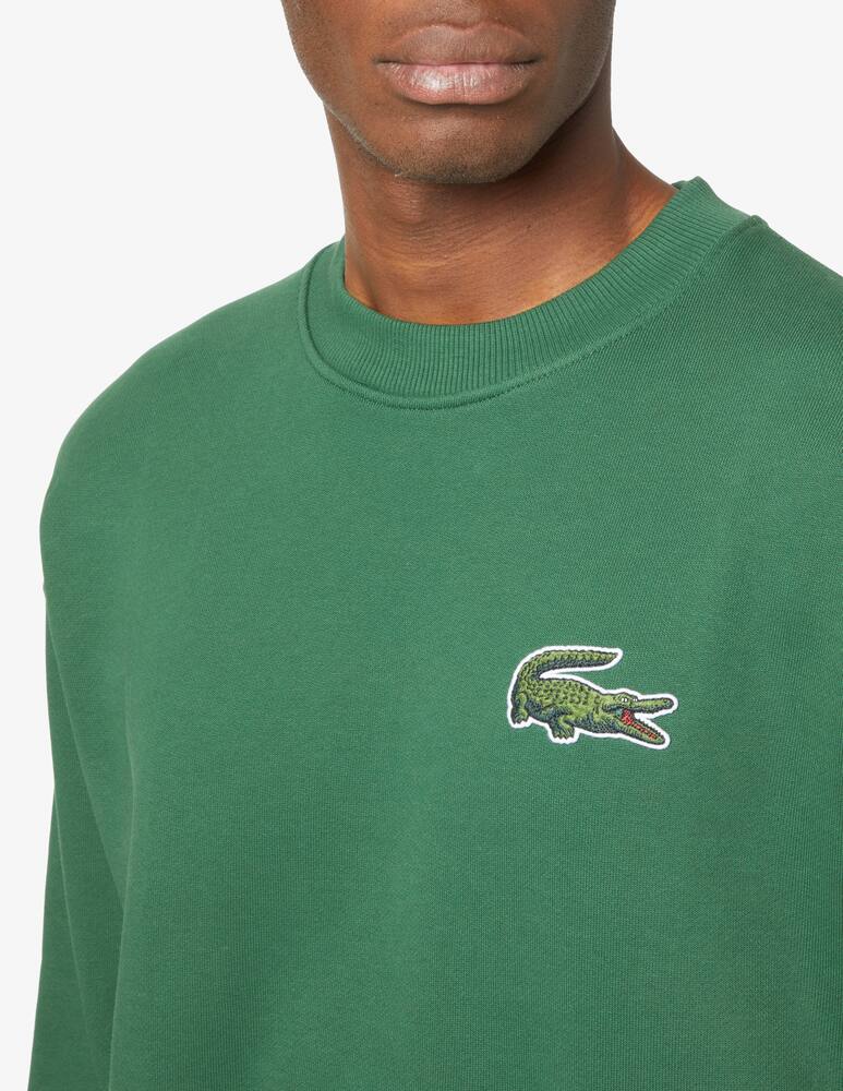 Lacoste Felpa girocollo logo grande - Verde - immagine 4 Lacoste Felpa girocollo logo grande - Verde - immagine 4