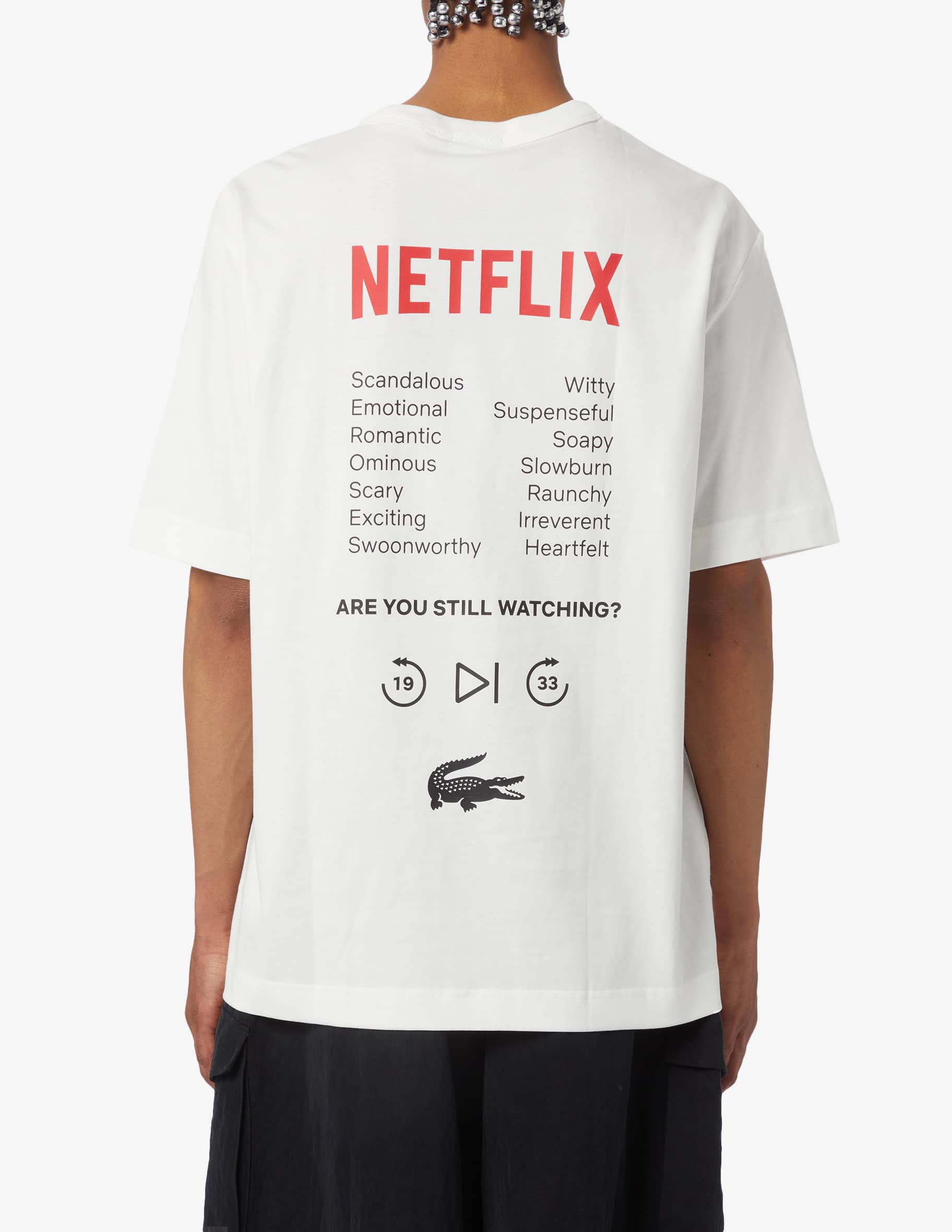 Shop Lacoste Netflix x Lacoste T shirt on Rinascente