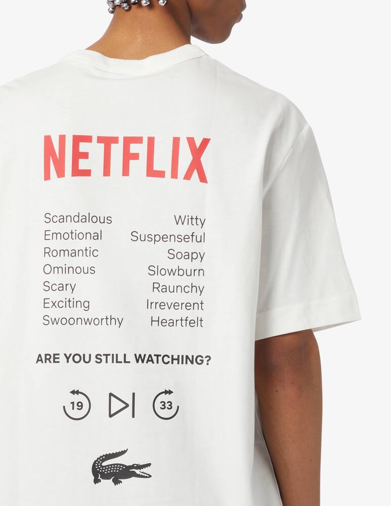 rinascente Lacoste Maglietta Netflix x Lacoste