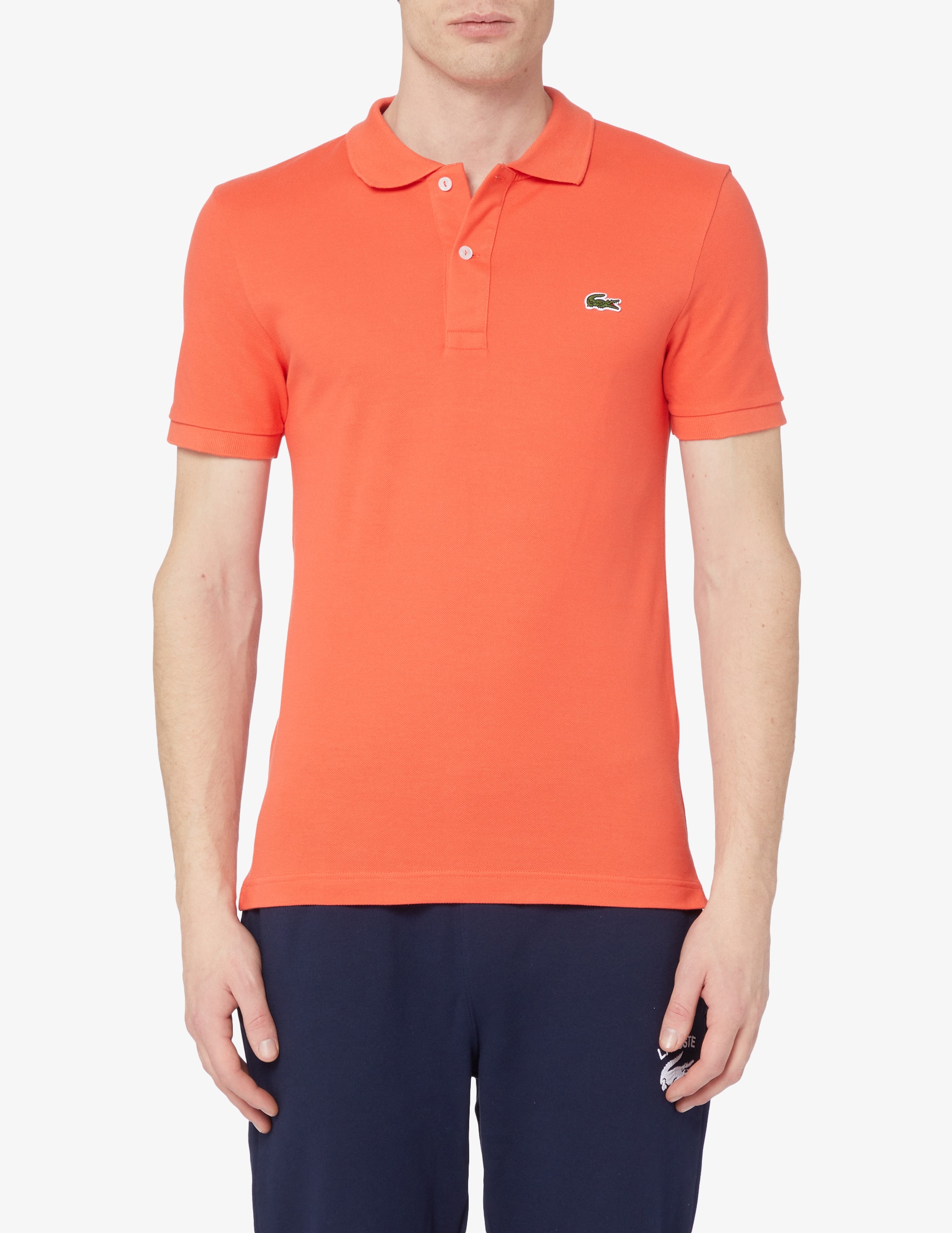 lacoste polo orange