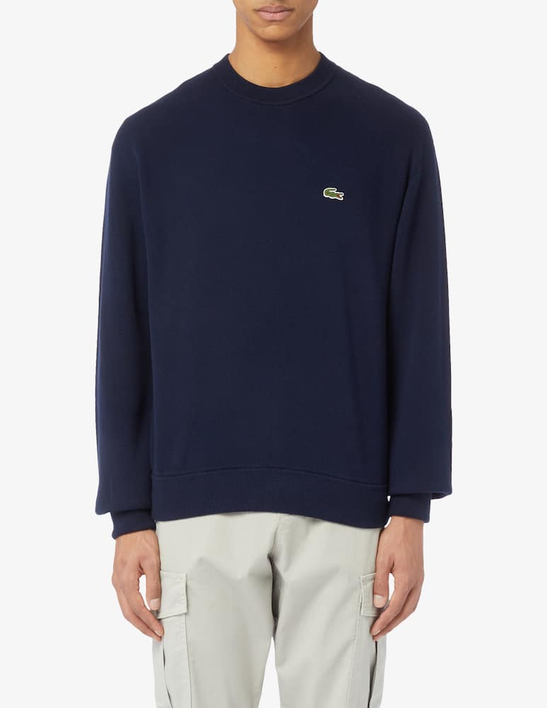 Lacoste Waffle small logo crewneck jumper - picture 1 Lacoste Waffle small logo crewneck jumper - picture 1