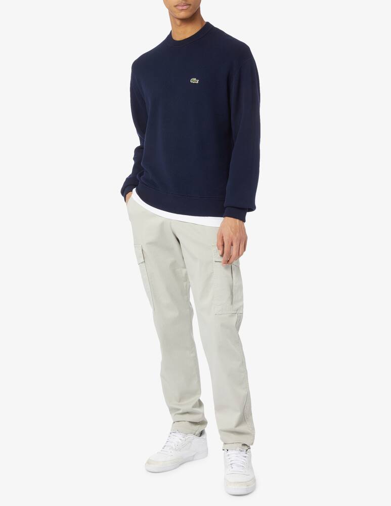 rinascente Lacoste Waffle small logo crewneck jumper 