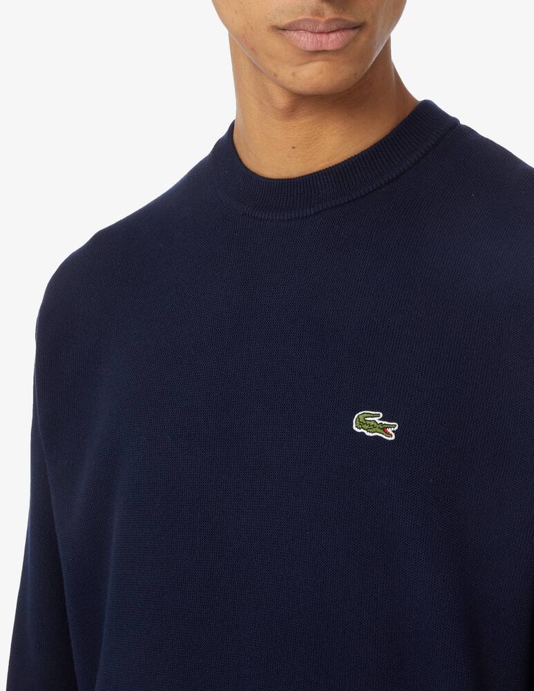 rinascente Lacoste Waffle small logo crewneck jumper 