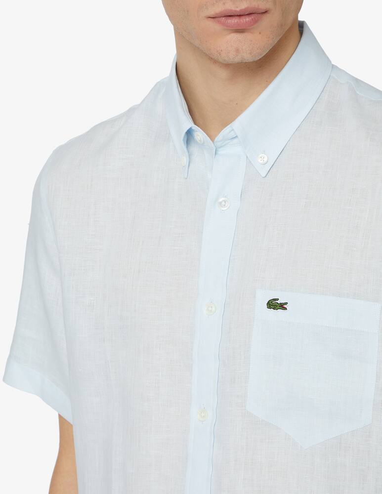 Lacoste Camicia maniche corte in lino - immagine 4 Lacoste Camicia maniche corte in lino - immagine 4