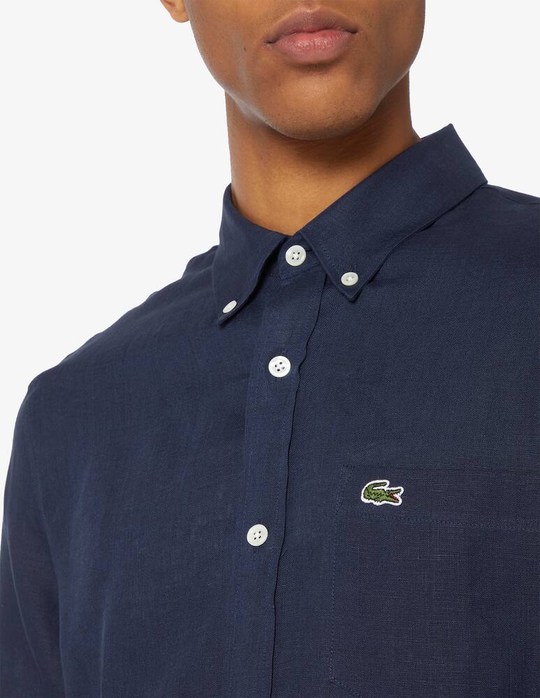 rinascente Lacoste Camicia in lino regular fit