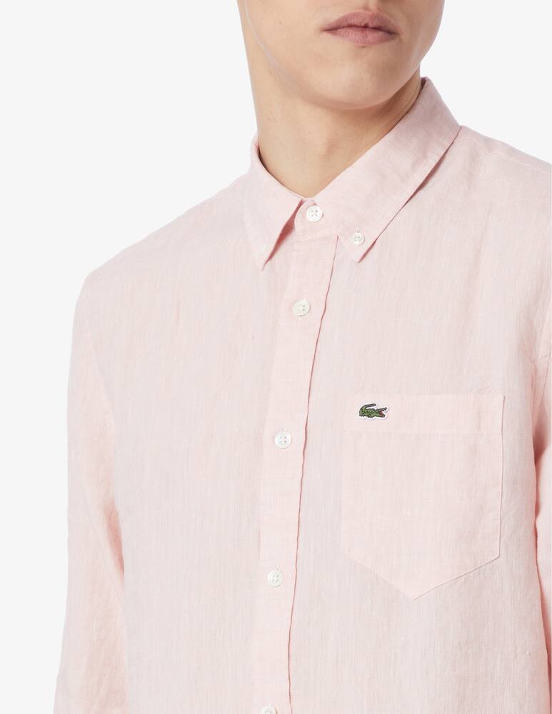 rinascente Lacoste Camicia in lino regular fit