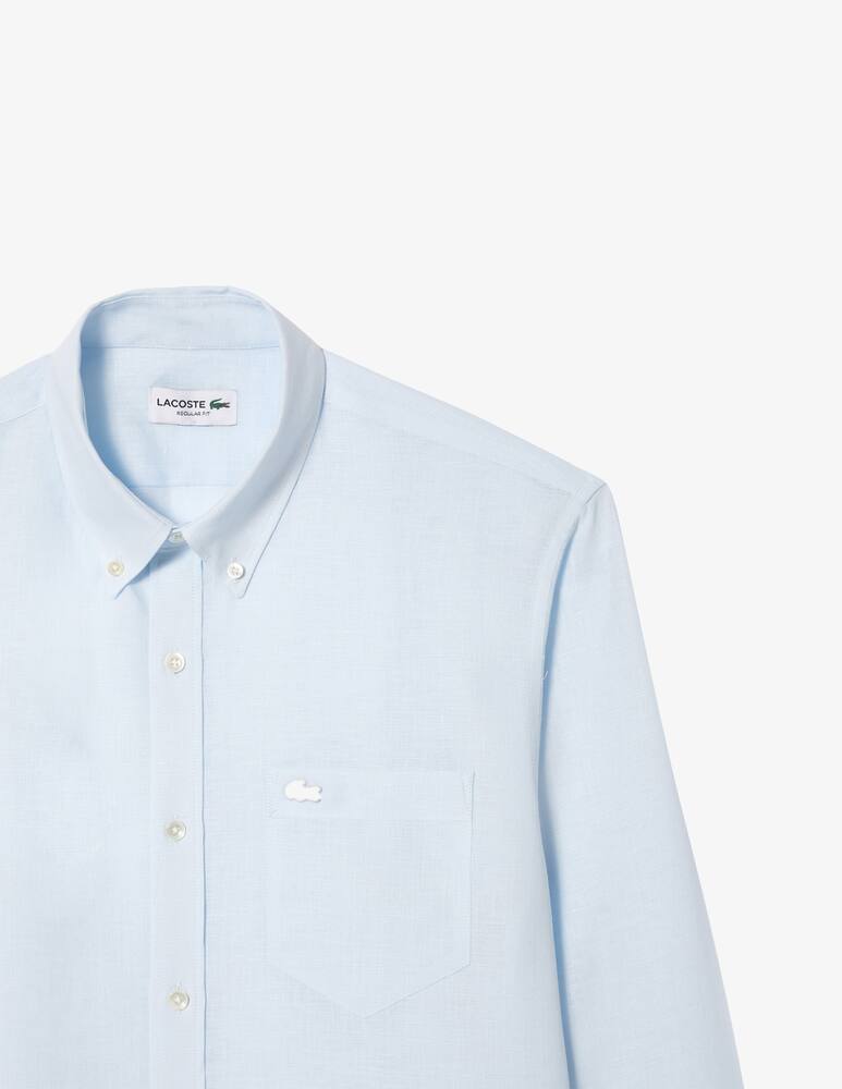 rinascente Lacoste Camicia lino manica lunga