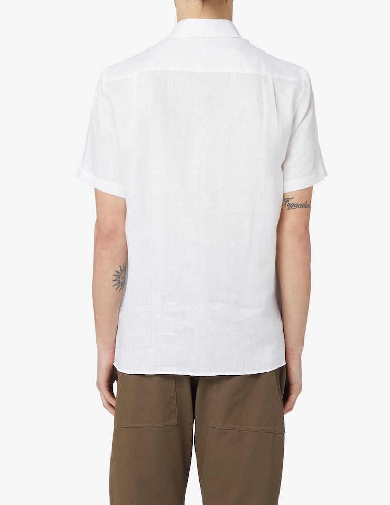 rinascente Lacoste Linen short sleeve shirt 