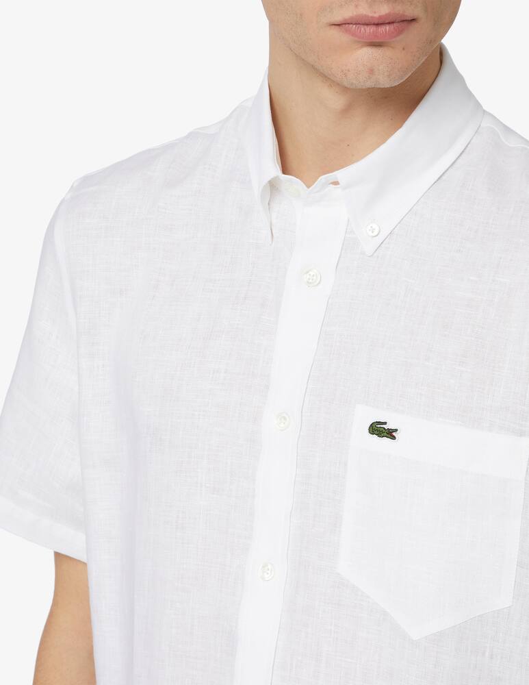 rinascente Lacoste Linen short sleeve shirt 