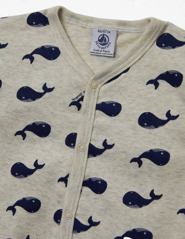 rinascente Petit Bateau Dors bien footless pajama onesie