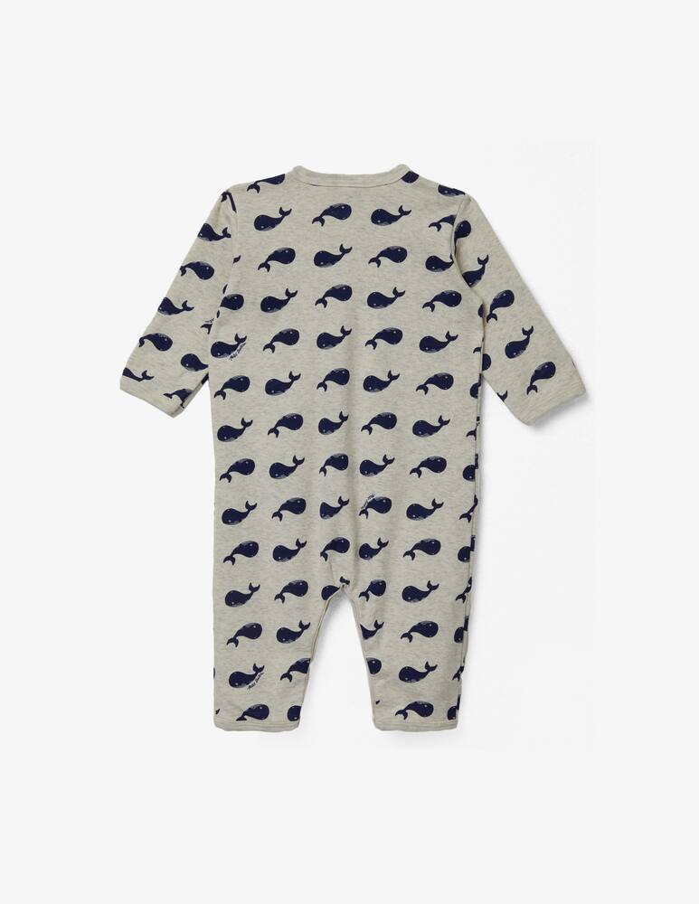 Pyjama Bébé Sans Pieds Petit Bateau - Dors Bien Unisexe En Côte De Coton - Boutons Pression Devant