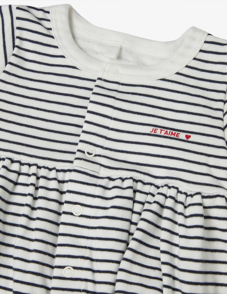 rinascente Petit Bateau Cotton dress with leggings