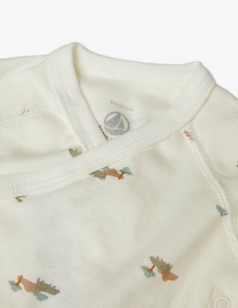 rinascente Petit Bateau Set of 3 cotton bodysuits