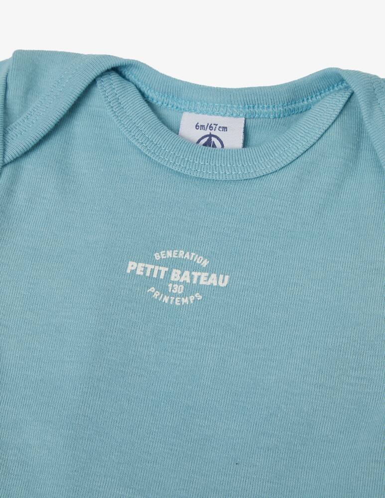 rinascente Petit Bateau Set of 3 cotton bodysuits