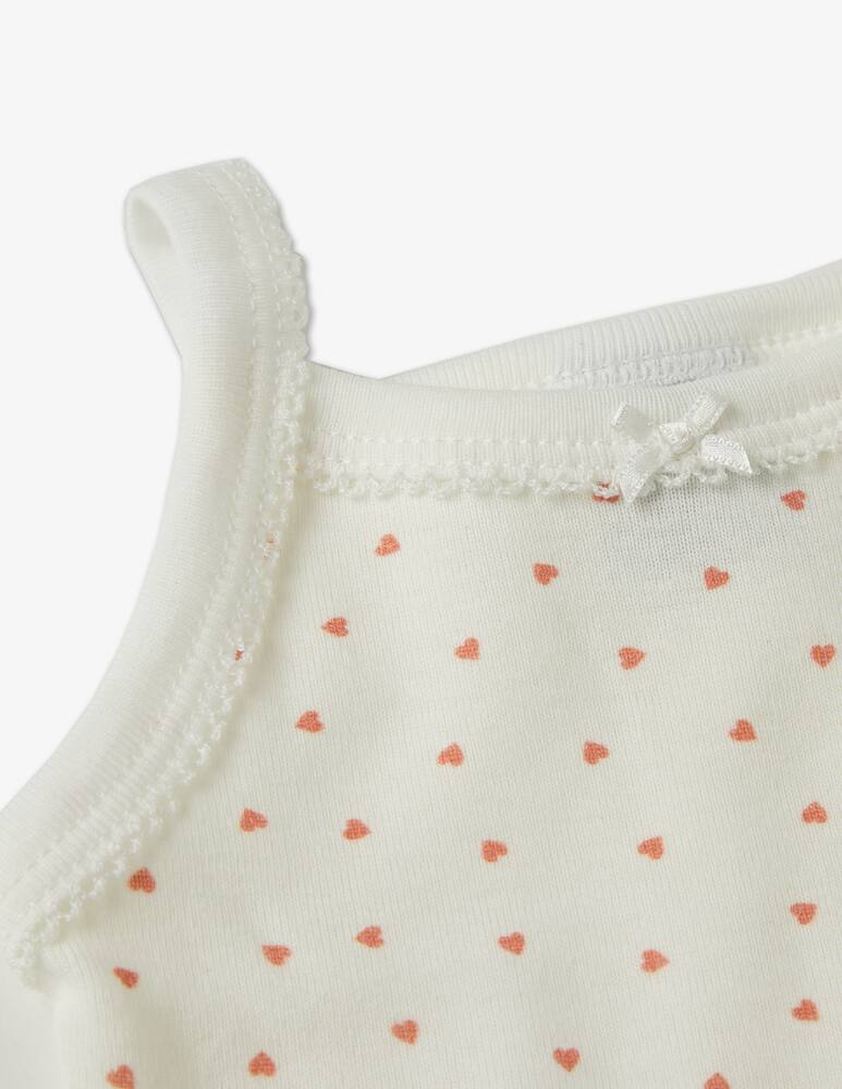rinascente Petit Bateau Set of 3 cotton bodysuits